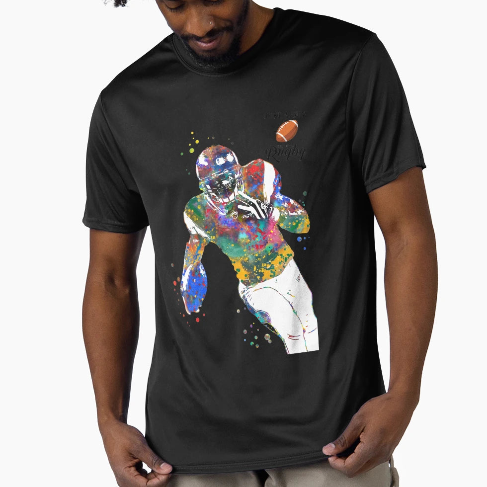 American Football Player T-Shirt - Unique Graphic Men Women - T-Shirt, Sweatshirt, Hoodie