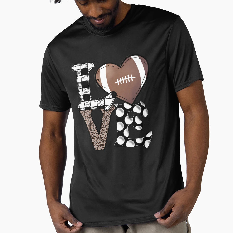 Rugby Love T-Shirt - Custom Art Print for Adults - T-Shirt, Sweatshirt, Hoodie