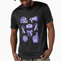 Purple Football Cheer Pancreatic T-Shirt - Casual Everyday Wear Men Women - T-Shirt, Sweatshirt, Hoodie