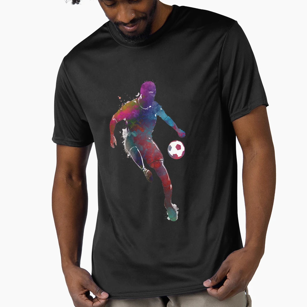Football Player Sport Art Football T-Shirt - Graphic Print for Adults - T-Shirt, Sweatshirt, Hoodie