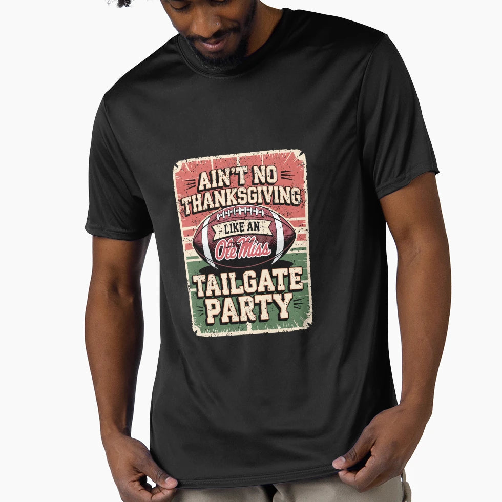 Ole Miss Football Tailgate Party T-Shirt - Unique Graphic for Adults - T-Shirt, Sweatshirt, Hoodie