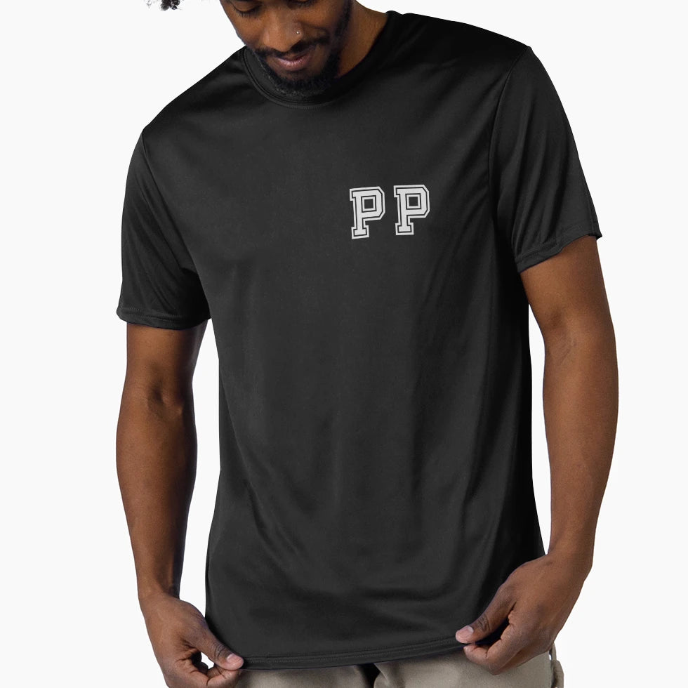 P P Varsity Initials Varsity T-Shirt - Aesthetic Graphic for Adults - T-Shirt, Sweatshirt, Hoodie