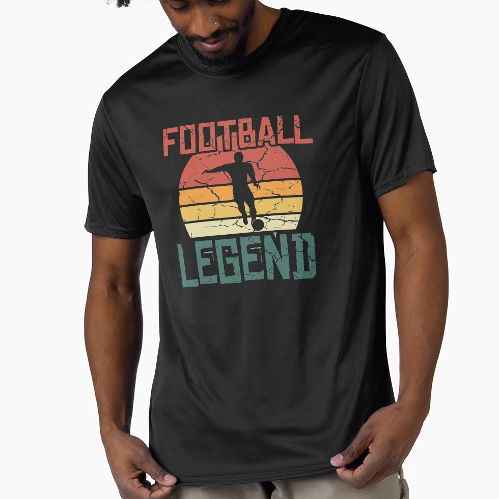 Distressed Football Legend T-Shirt - Aesthetic Graphic Unisex - T-Shirt, Sweatshirt, Hoodie