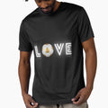Love Football T-Shirt - Graphic Print Unisex - T-Shirt, Sweatshirt, Hoodie