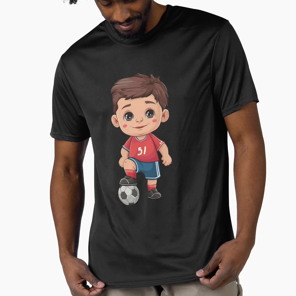 Footballer T-Shirt - Trendy Graphic for Adults - T-Shirt, Sweatshirt, Hoodie