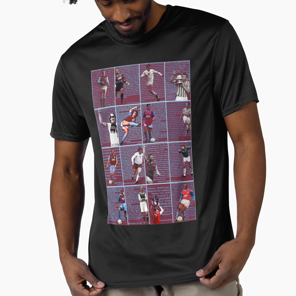 Aston Villa Football Club Legends T-Shirt - Casual Everyday Wear Unisex - T-Shirt, Sweatshirt, Hoodie