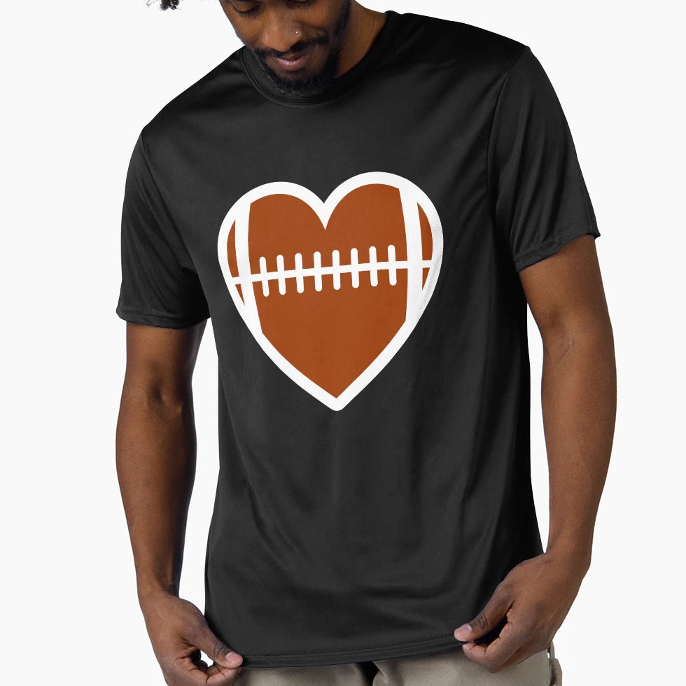 Football Love T-Shirt - Aesthetic Graphic for Adults - T-Shirt, Sweatshirt, Hoodie