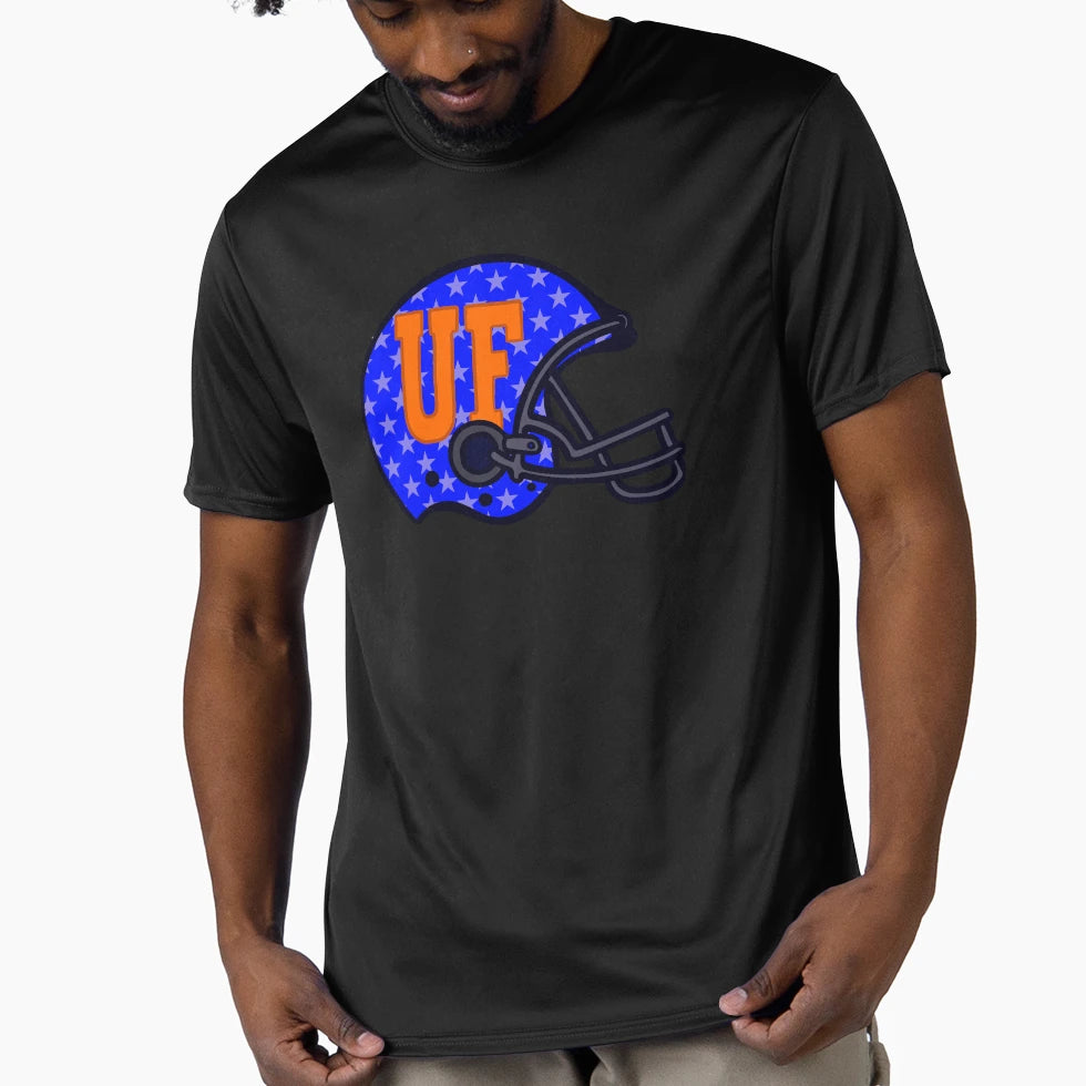 Uf Stars Football Helmet T-Shirt - Unique Graphic Unisex - T-Shirt, Sweatshirt, Hoodie