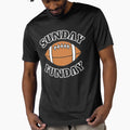 Sunday Funday Football Day T-Shirt - Minimalist Print Men Women - T-Shirt, Sweatshirt, Hoodie
