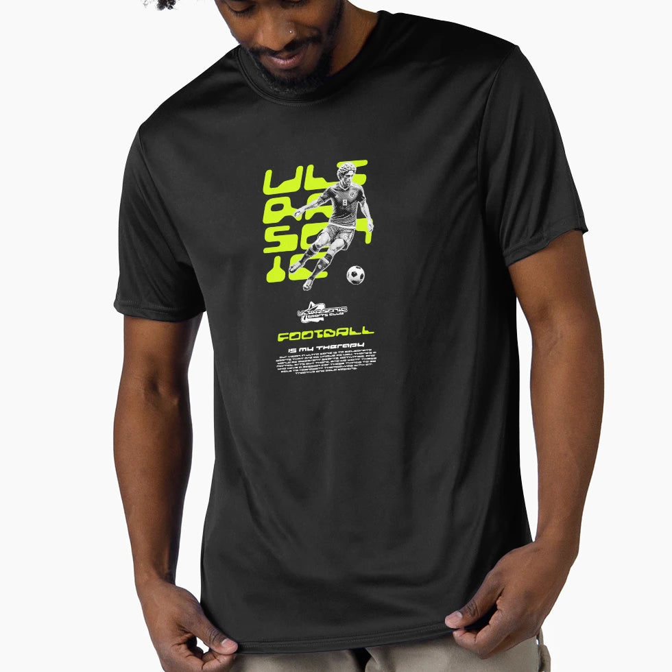 Football Is My Therapy Athlete T-Shirt - Unique Graphic for Adults - T-Shirt, Sweatshirt, Hoodie