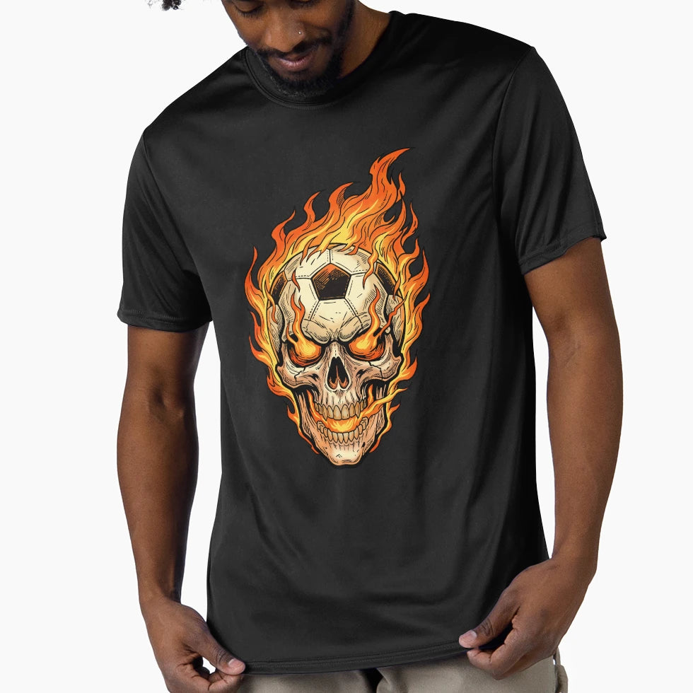 Blazing Goal Reaper T-Shirt - Graphic Print for Adults - T-Shirt, Sweatshirt, Hoodie