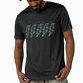 Turquoise Lightning Bolts T-Shirt - Streetwear Style Unisex - T-Shirt, Sweatshirt, Hoodie