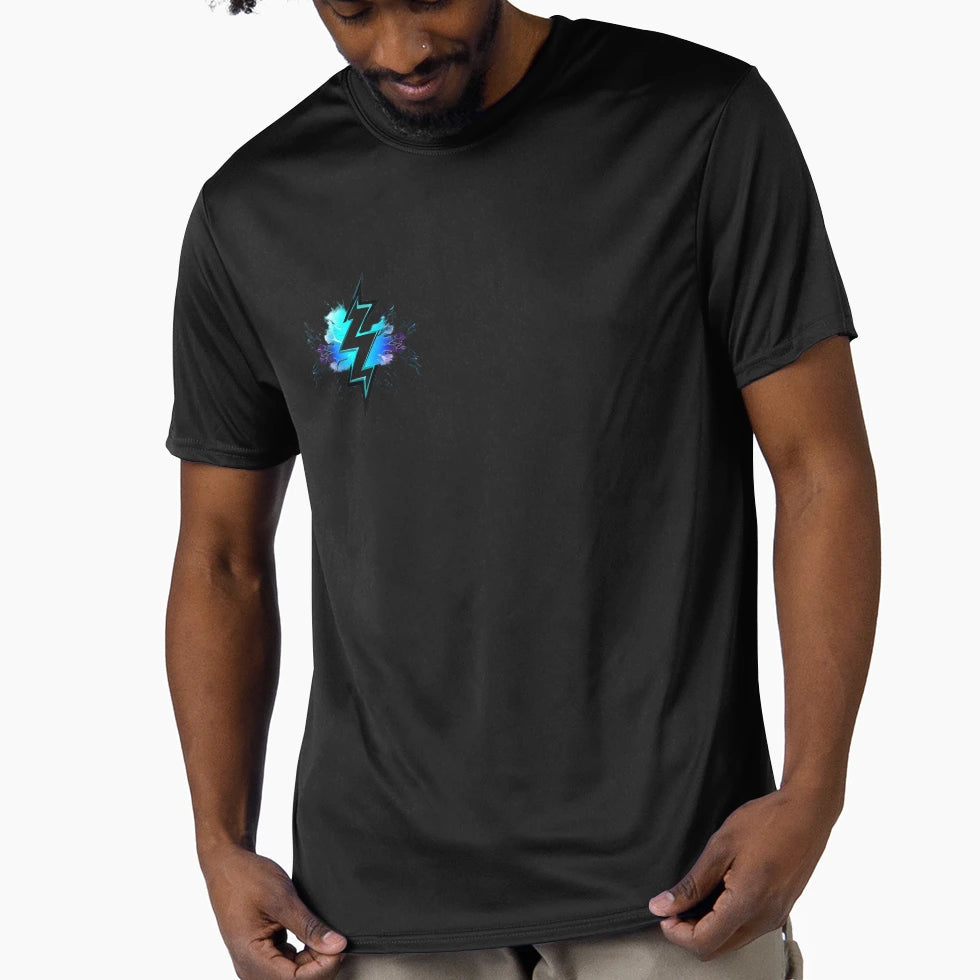 Energize Your Space Dynamic Lightning T-Shirt - Custom Art Print Men Women - T-Shirt, Sweatshirt, Hoodie