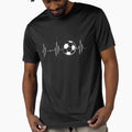Pulse Heartbeat Symbol Football T-Shirt - Fun Novelty Design Men Women - T-Shirt, Sweatshirt, Hoodie