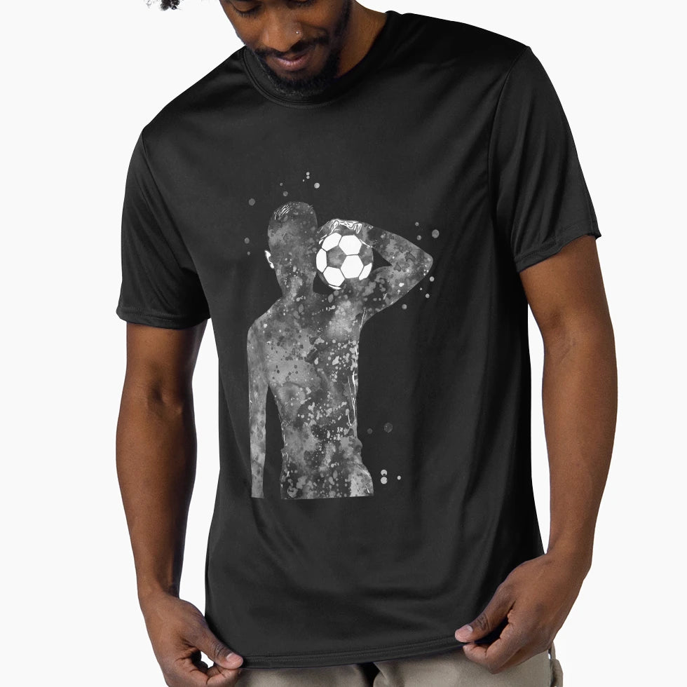 Male Soccer Player T-Shirt - Unique Graphic Unisex - T-Shirt, Sweatshirt, Hoodie