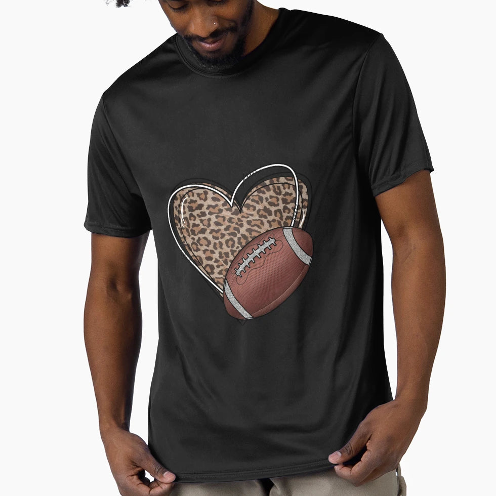 Love Football T-Shirt - Novelty Apparel Unisex - T-Shirt, Sweatshirt, Hoodie