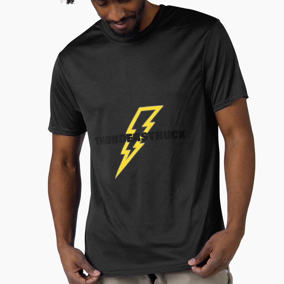 Thunderstruck Lightning T-Shirt - Unique Graphic Unisex - T-Shirt, Sweatshirt, Hoodie
