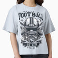 Football Is Life Bold Statement True T-Shirt - Novelty Apparel for Adults - T-Shirt, Sweatshirt, Hoodie