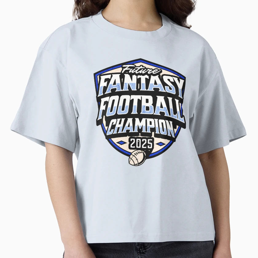 Future Fantasy Football Champion 2025 T-Shirt - Unique Graphic Men Women - T-Shirt, Sweatshirt, Hoodie