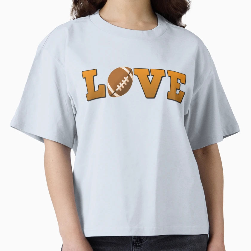 Football Love T-Shirt - Casual Everyday Wear for Adults - T-Shirt, Sweatshirt, Hoodie