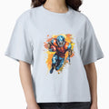 Artistic Cartoon Football Player T-Shirt - Custom Art Print for Adults - T-Shirt, Sweatshirt, Hoodie