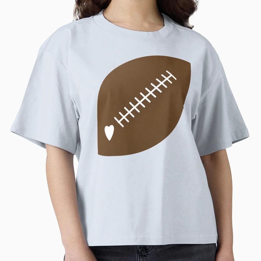 Football Love T-Shirt - Graphic Print Unisex - T-Shirt, Sweatshirt, Hoodie