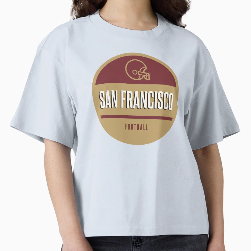 San Francisco Football T-Shirt - Graphic Print Men Women - T-Shirt, Sweatshirt, Hoodie