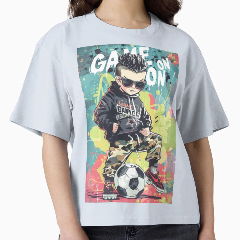 Little Football Player T-Shirt - Minimalist Print Men Women - T-Shirt, Sweatshirt, Hoodie
