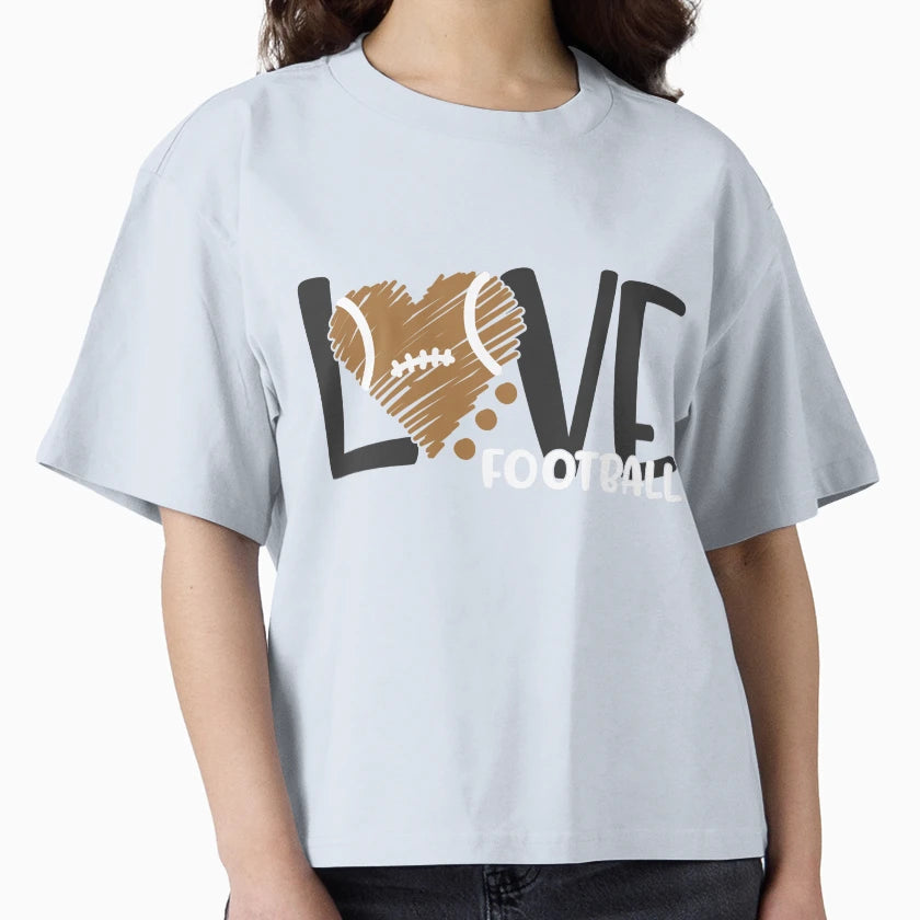 Love Football T-Shirt - Unique Graphic Unisex - T-Shirt, Sweatshirt, Hoodie