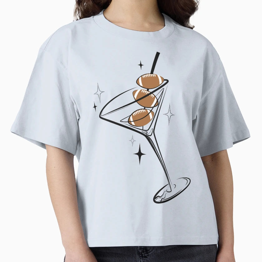 Football Tini T-Shirt - Custom Art Print Unisex - T-Shirt, Sweatshirt, Hoodie