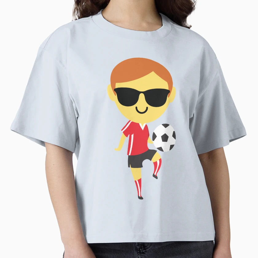Soccer Emoji T-Shirt - Fun Novelty Design for Adults - T-Shirt, Sweatshirt, Hoodie
