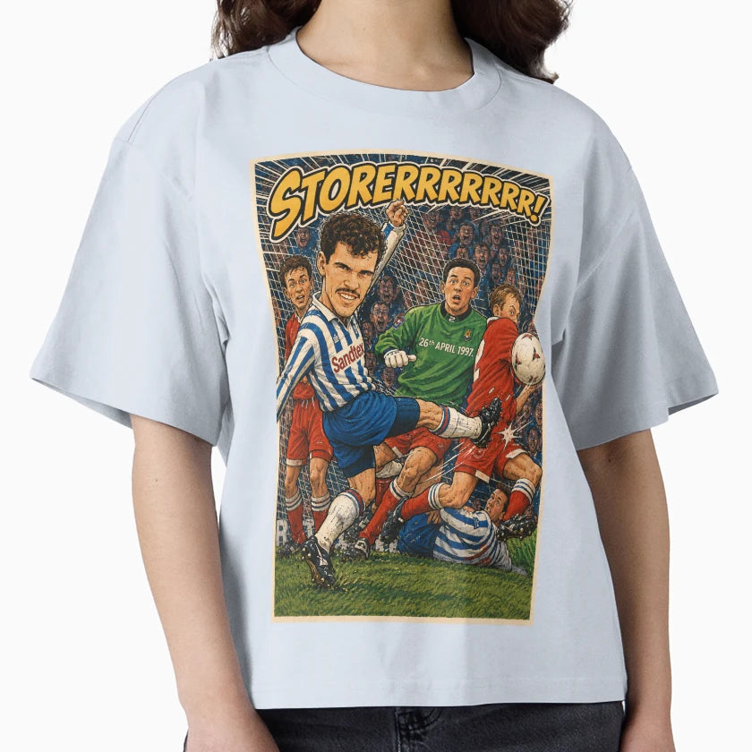 Storerrrrrrrr Last Goal Goldstone T-Shirt - Minimalist Print Men Women - T-Shirt, Sweatshirt, Hoodie