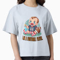 American Football Cartoon T-Shirt - Fun Novelty Design Unisex - T-Shirt, Sweatshirt, Hoodie