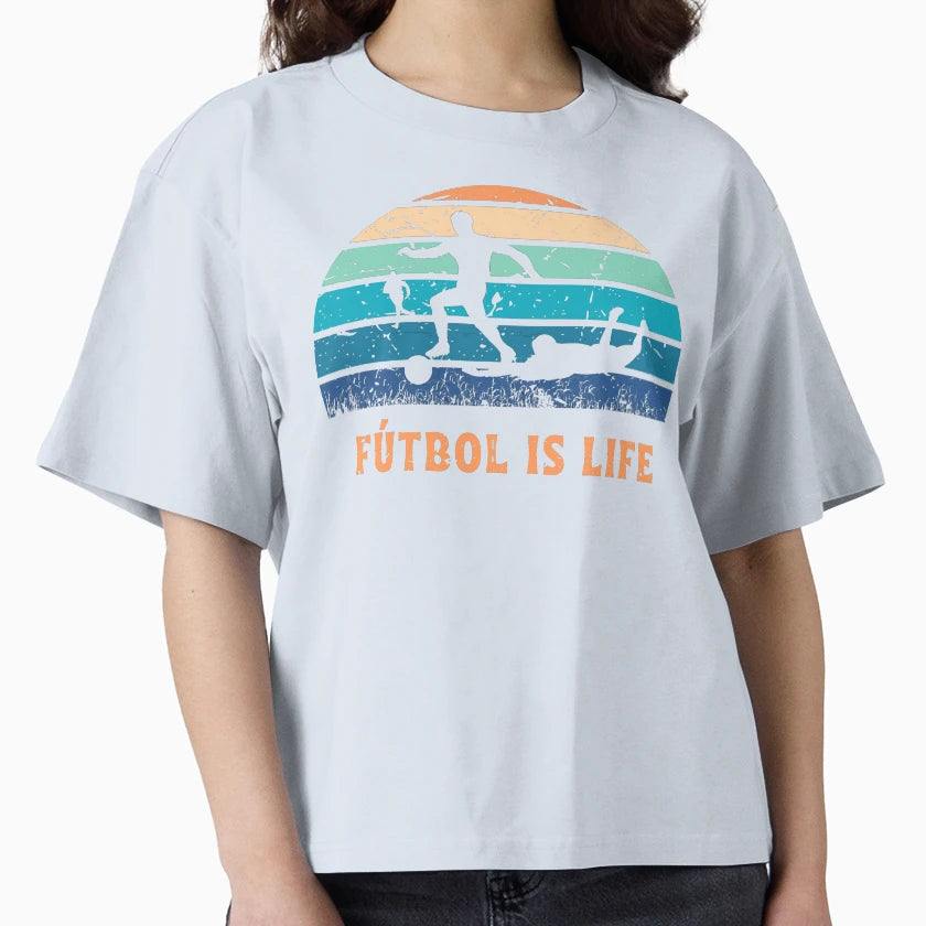 Futbol Is Life T-Shirt - Aesthetic Graphic for Adults - T-Shirt, Sweatshirt, Hoodie