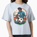 Young Football Player Action T-Shirt - Casual Everyday Wear Men Women - T-Shirt, Sweatshirt, Hoodie