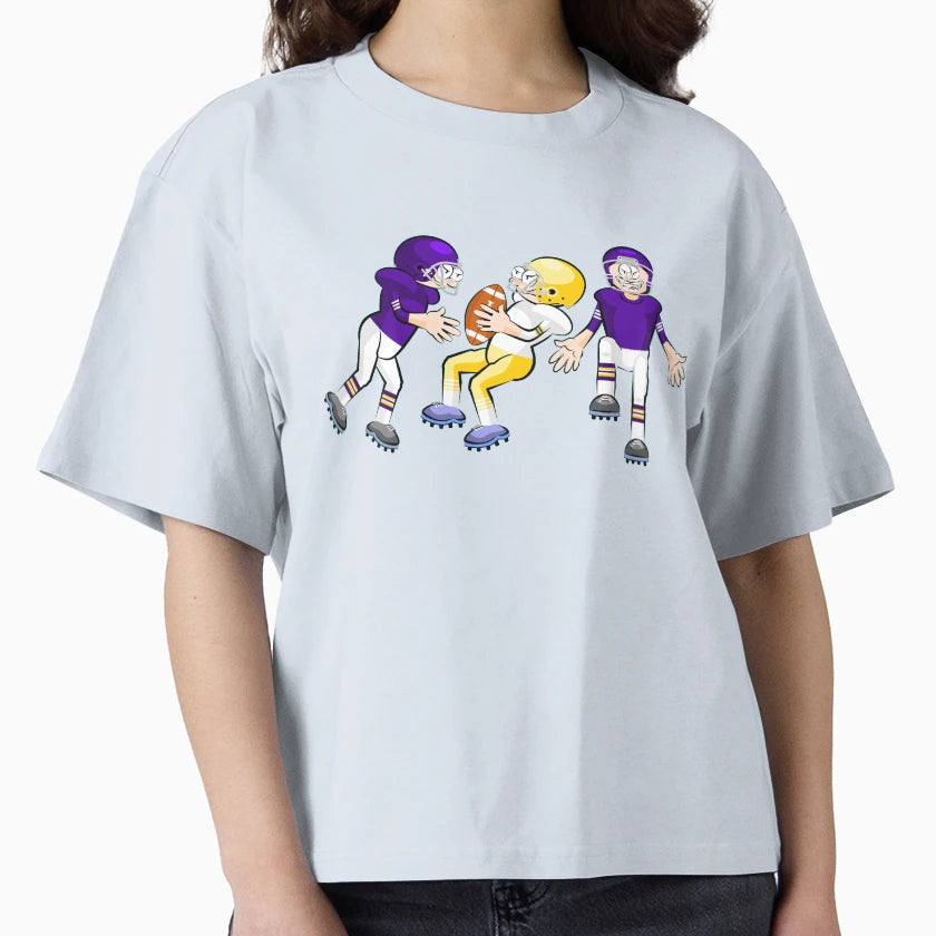 American Football Cartoon 36 41 T-Shirt - Custom Art Print for Adults - T-Shirt, Sweatshirt, Hoodie