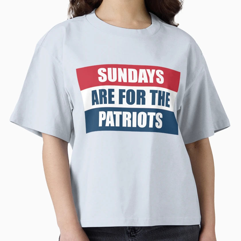 Sundays Are Patriots T-Shirt - Minimalist Print Unisex - T-Shirt, Sweatshirt, Hoodie