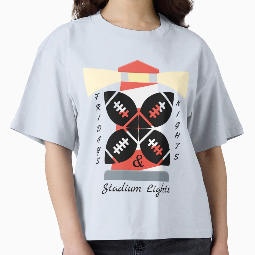 Friday Night Stadium Lights T-Shirt - Aesthetic Graphic for Adults - T-Shirt, Sweatshirt, Hoodie