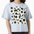 Stacked Football Soccer Balls Theme T-Shirt - Streetwear Style Men Women - T-Shirt, Sweatshirt, Hoodie