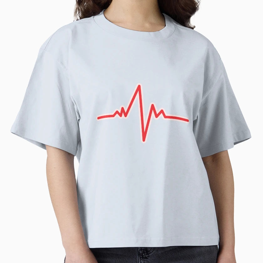 Heartbeat T-Shirt - Minimalist Print for Adults - T-Shirt, Sweatshirt, Hoodie