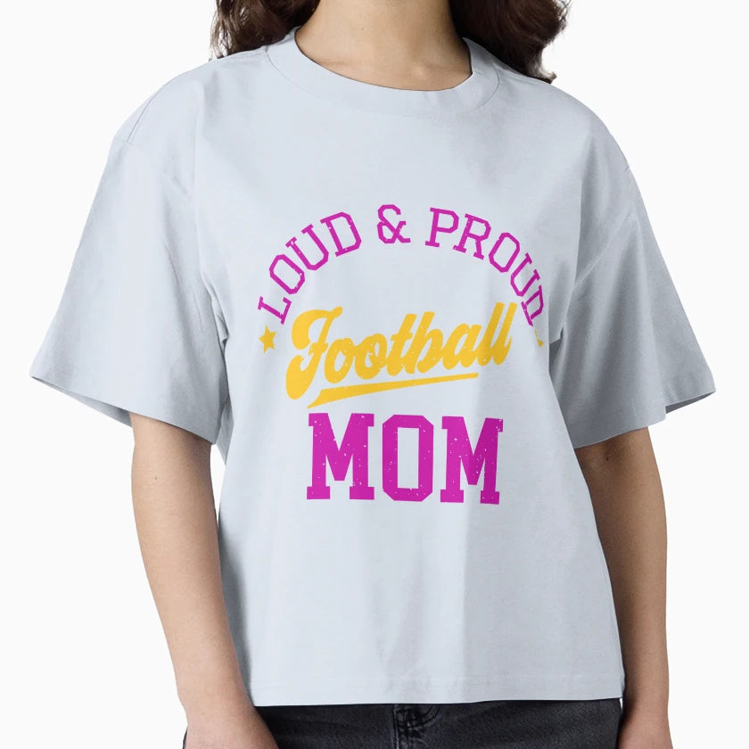 Football Mom T-Shirt - Aesthetic Graphic for Adults - T-Shirt, Sweatshirt, Hoodie
