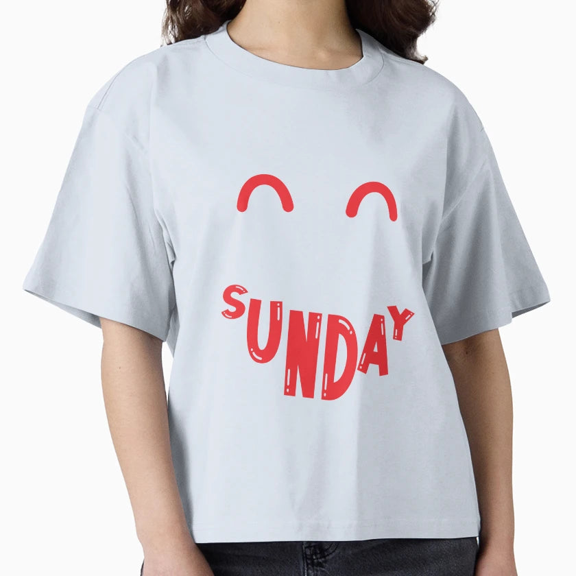 Happy Sunday T-Shirt - Graphic Print for Adults - T-Shirt, Sweatshirt, Hoodie