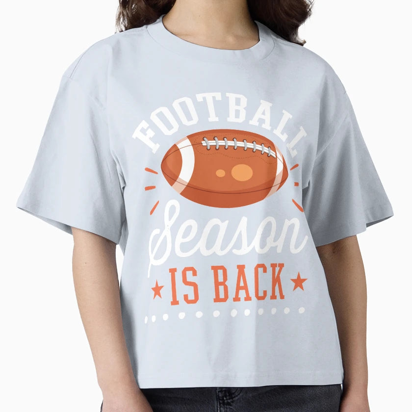 Football Season Is Back T-Shirt - Custom Art Print Unisex - T-Shirt, Sweatshirt, Hoodie