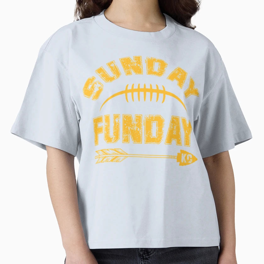 Sunday Funday Kc T-Shirt - Fun Novelty Design for Adults - T-Shirt, Sweatshirt, Hoodie