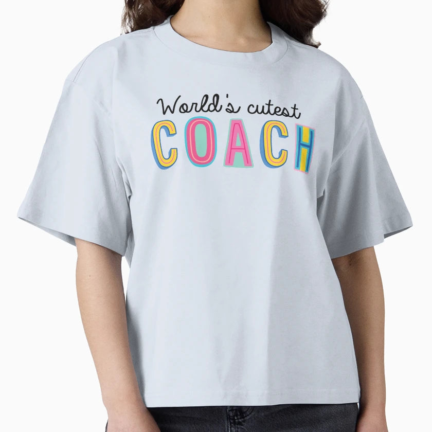 Coach Gifts Worlds Cutest Coach T-Shirt - Graphic Print Unisex - T-Shirt, Sweatshirt, Hoodie