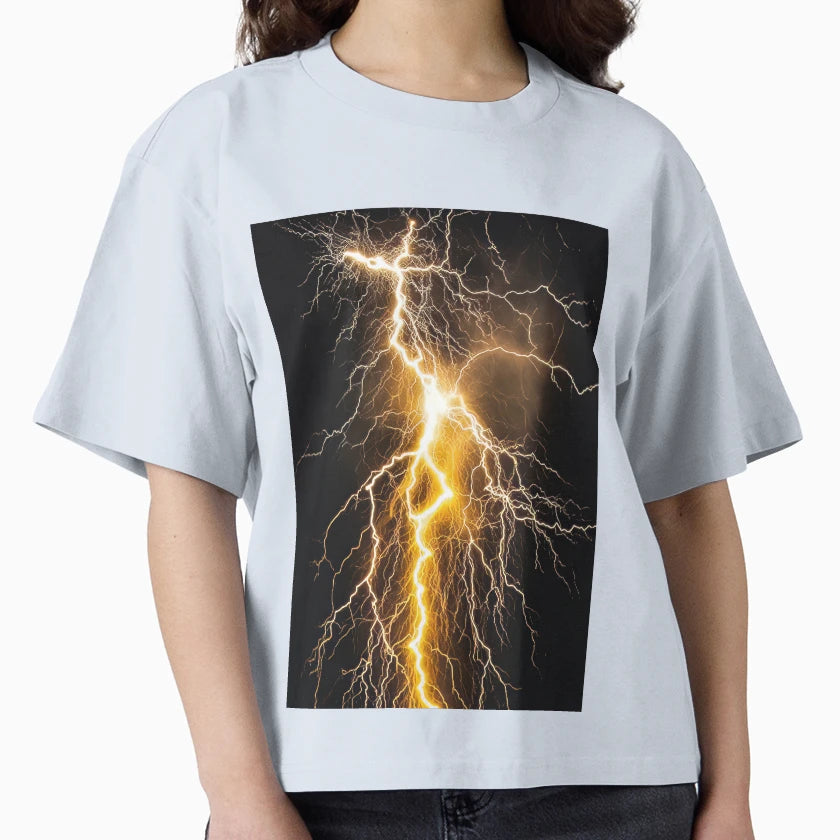 Lightning Strikes 5 T-Shirt - Graphic Print Men Women - T-Shirt, Sweatshirt, Hoodie