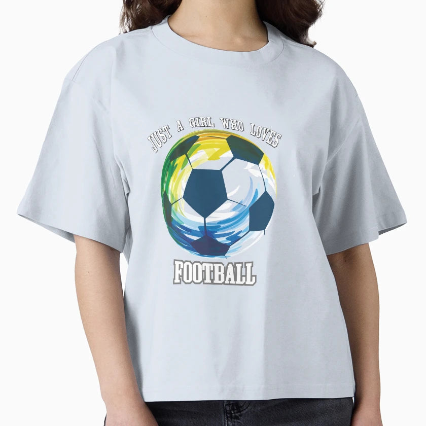 Copy Just Who Loves Football T-Shirt - Novelty Apparel Unisex - T-Shirt, Sweatshirt, Hoodie