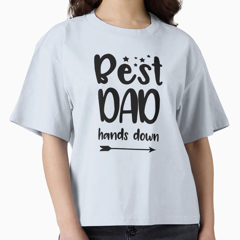 Best Dad Hands Down Fathers Day Dad T-Shirt - Trendy Graphic Unisex - T-Shirt, Sweatshirt, Hoodie