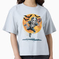 American Football Skeleton Halloween Sport T-Shirt - Graphic Print Unisex - T-Shirt, Sweatshirt, Hoodie