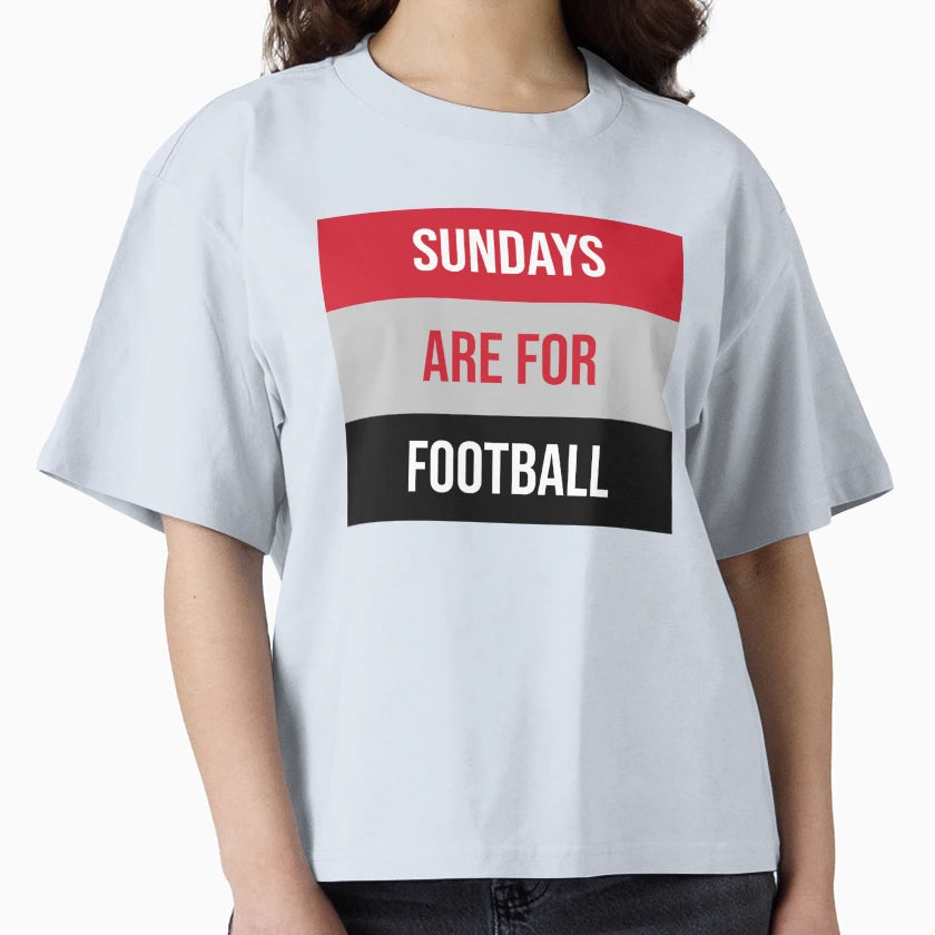 Sundays Are Football T-Shirt - Novelty Apparel Unisex - T-Shirt, Sweatshirt, Hoodie